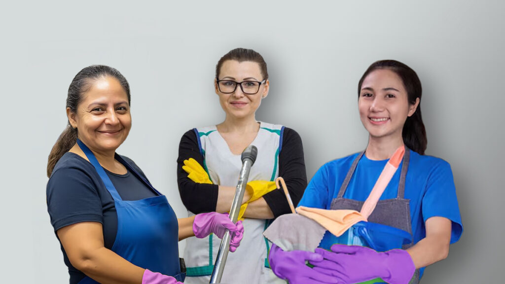 buscamos ayudantes de limpieza de preferencia mujeres